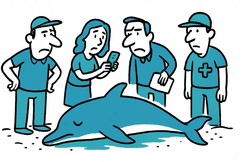 Toter Delfin in Caló des Moro: Zuständigkeit und Bergung in Santanyí