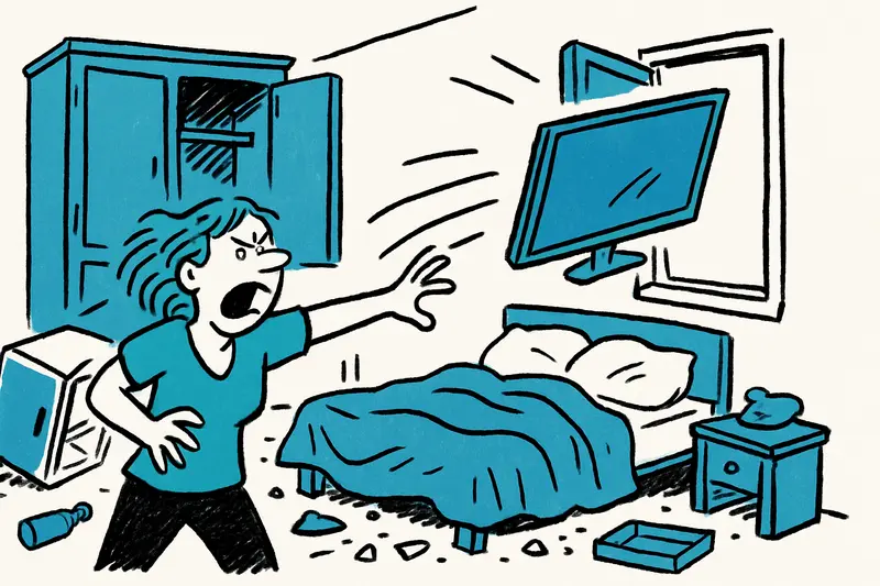 Chaos in Magaluf: Tourist Allegedly Vandalized Hotel Room and Threw TV Out of the Window