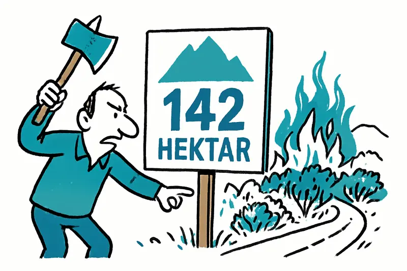 Serra de Tramuntana mit trockenem Unterholz entlang einer Straße