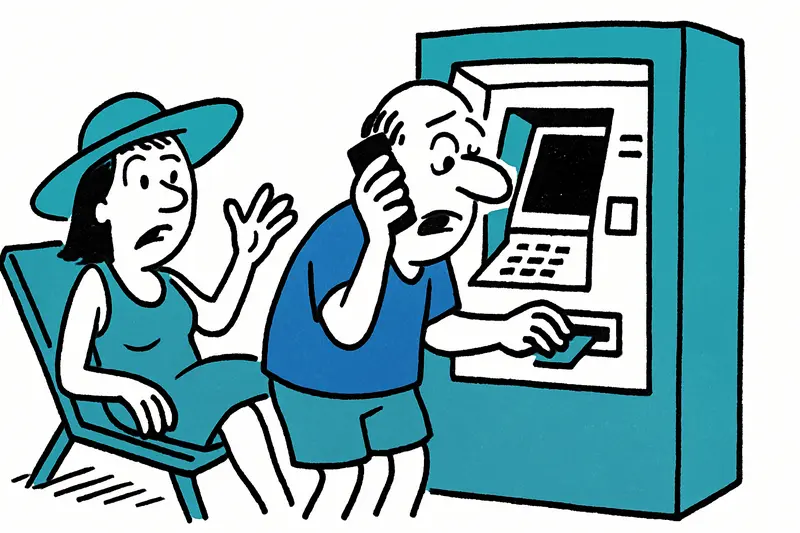 Wenn die Karte im Automaten verschwindet: Panik im Urlaub und was wir lernen sollten