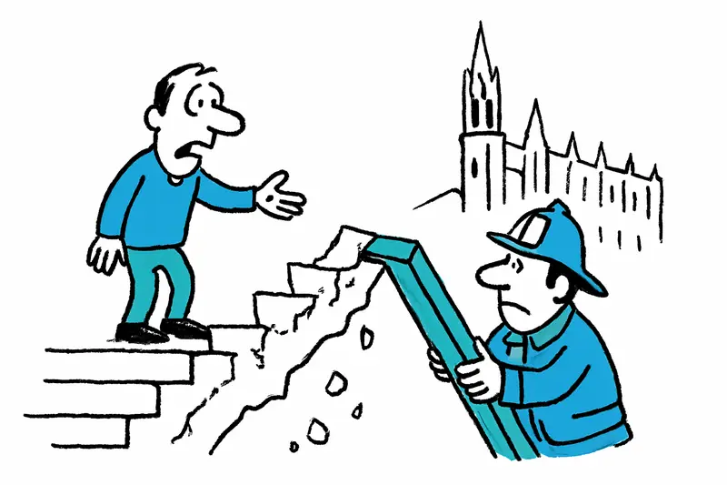 Treppe an La Seu gesperrt: Risiken, Fragen, Lösungen