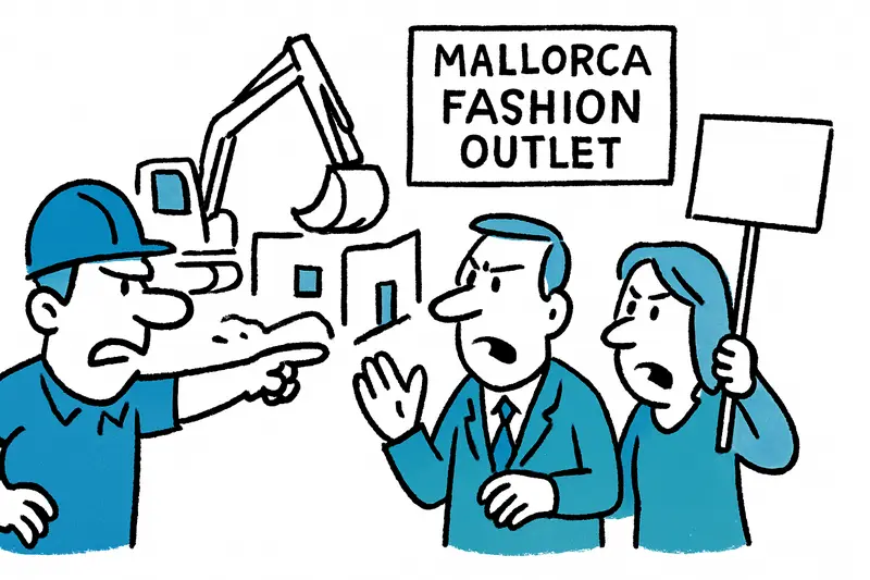 Umbau am Mallorca Fashion Outlet: Streit um Hochwasser-Risiko und Ladenkonzept