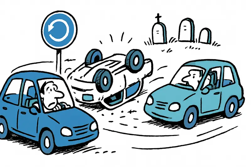 Unfall am Kreisel Camí de Jesús in Palma: Warum diese Stelle gefährlich bleibt