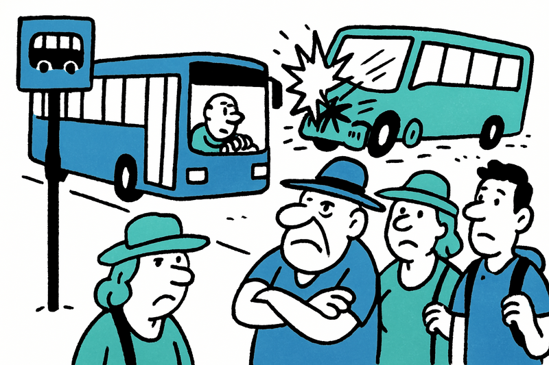 Unfall auf der Ma-19: Buslinien in Palma von erheblichen Verspätungen betroffen