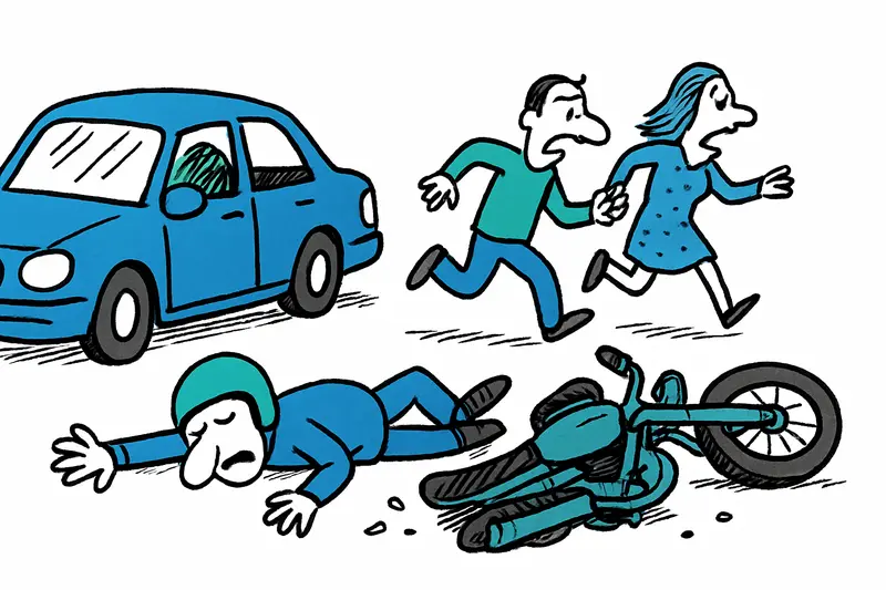 Tödlicher Unfall in Son Castelló: Motorradfahrer stirbt, Insassen des Autos flüchten