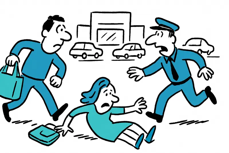 After a Chase at the Fashion Outlet: A Fall, €600 Stolen and the Big Question of Responsibility