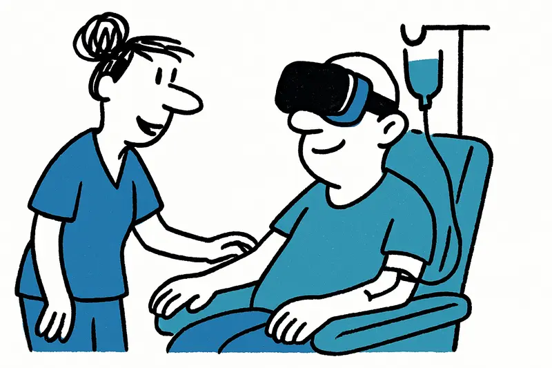 Virtual-Reality-Brillen sollen Krebspatienten in Inca die Chemotherapie erleichtern