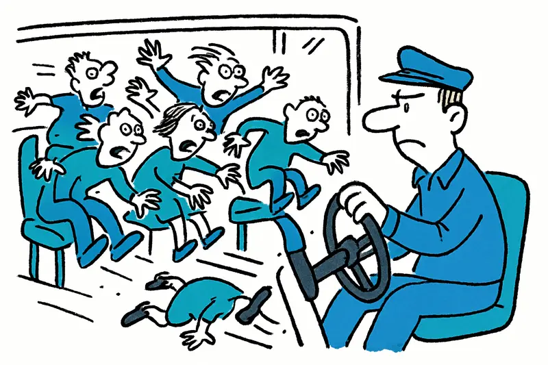 Ocho heridos leves tras frenazo en Palma: nueva discusión sobre el TIB y la carga de trabajo de los conductores