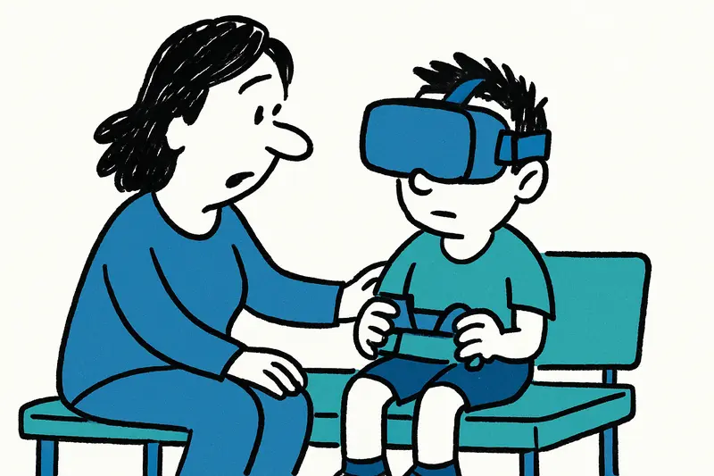 VR headsets in the pediatric emergency department: How games and landscapes calm young patients