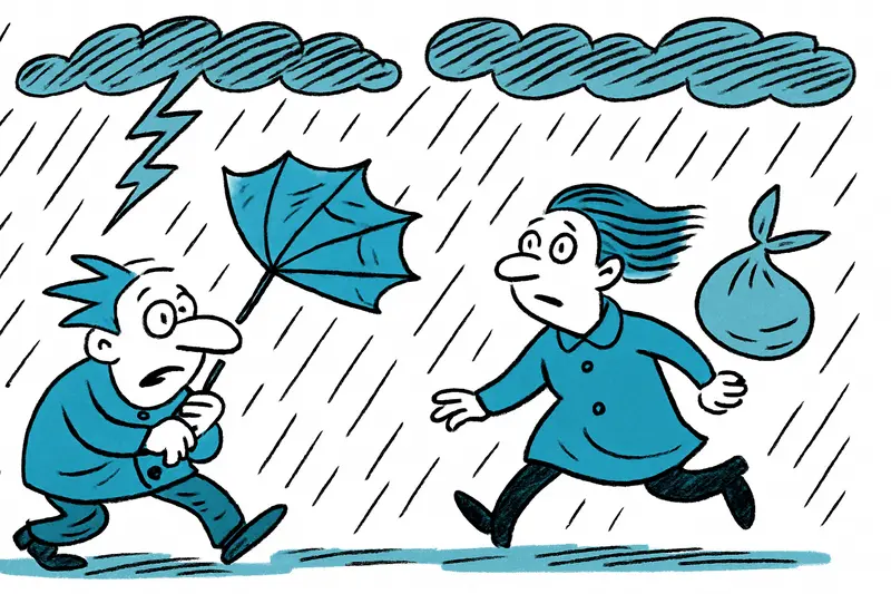 Warnstufe Orange auf Mallorca: Regen, Blitz und Donner bestimmen das Wochenende