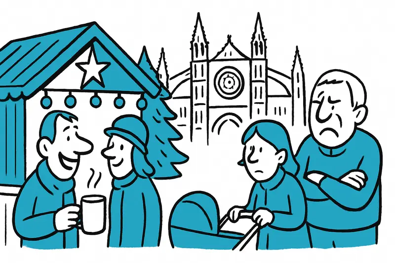 Weihnachtsmarkt vor der Kathedrale: Kritik, Folgen, Lösungen
