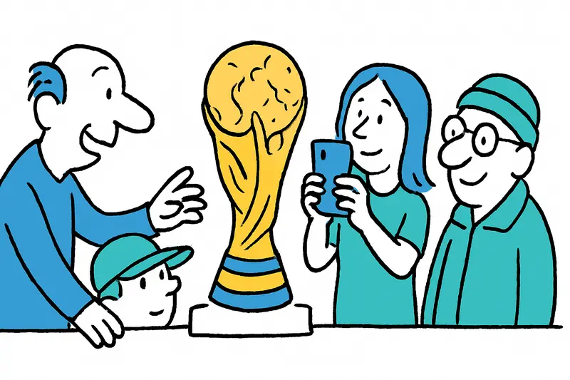 World Cup Trophy in Palma: Two Days Up Close