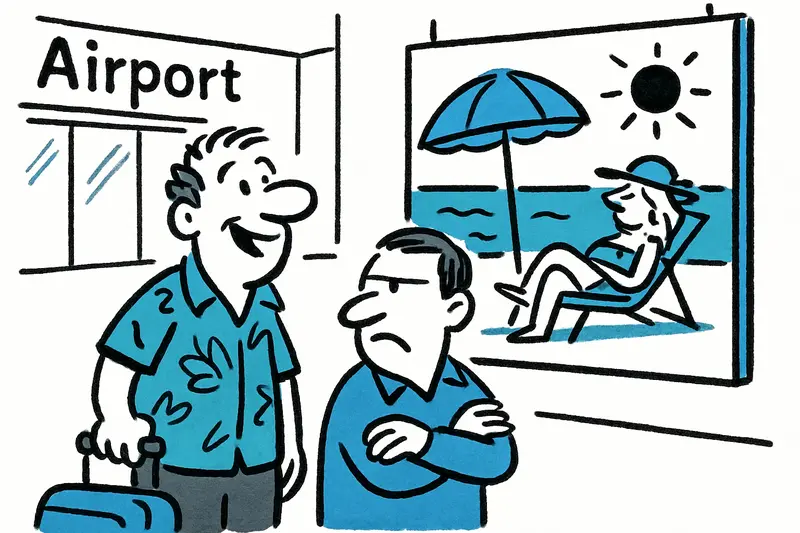 Werbeplakat am Flughafen Palma: Wer bestimmt das Mallorca-Bild?