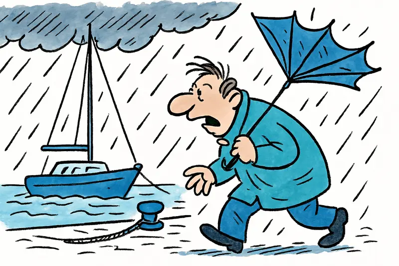 Wetter in Port d'Andratx am 10. Oktober 2025: Regen, milde Luft und frische Böen