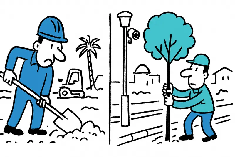 Zwei Strandorte im Umbau: Winterarbeiten in Port d'Alcúdia und Colònia de Sant Jordi