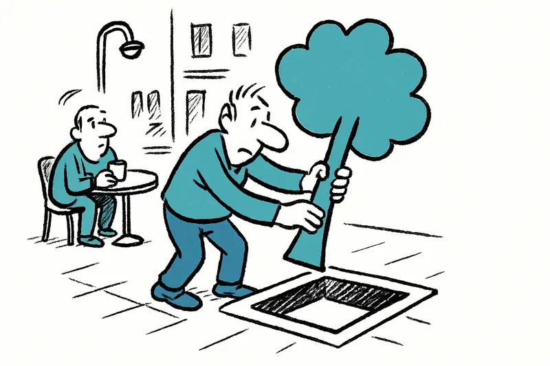 ¿Dónde está mi árbol? Vecinos de Pere Garau marcan huecos en la vegetación urbana