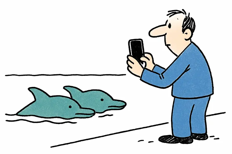 Delfin-Sichtung: Zwei Tiere schwimmen nah vor Santa Ponça