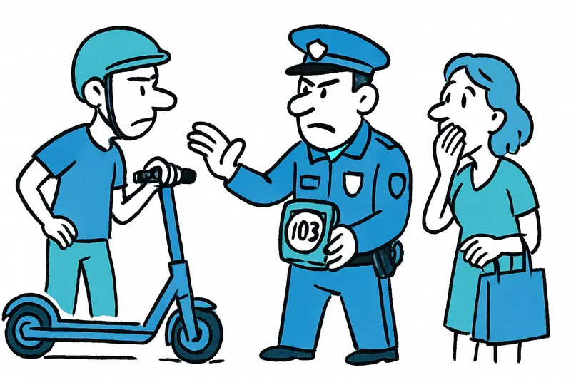 103 km/h in the pedestrian area: Highly tuned e-scooter seized in Palma