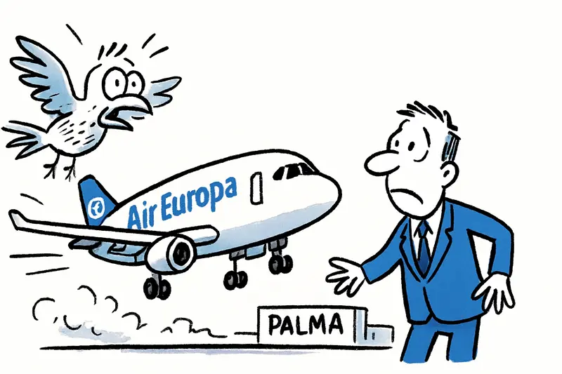 Nach Vogel‑Treffer in der Luft: Wie sicher ist Landung am Flughafen Palma wirklich?