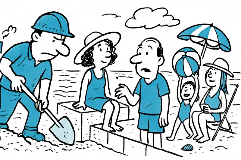 How slow is this? The construction site at Playa de Palma and what is really missing