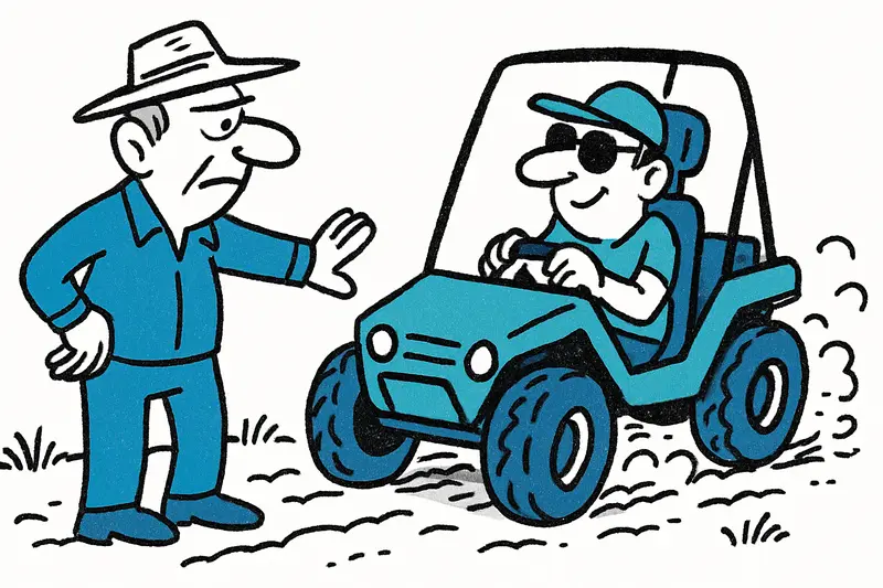 'This far and no further': When tourist buggies scar the field tracks near Cala Millor