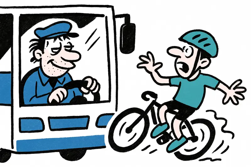 Busfahrer unter Drogen trifft Radfahrer auf Ma‑3413 | Mallorca Magic