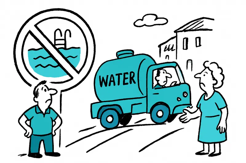 Pools banned, tankers supplying: Deià tightens water rules — a reality check