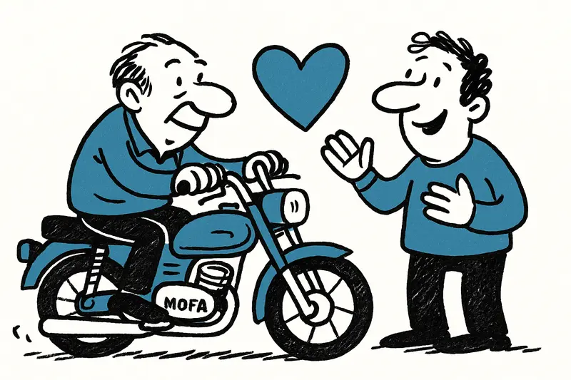 Del ruido del ciclomotor al latido del corazón: el Zündapp de Dr. Charly se subasta para el hospicio infantil