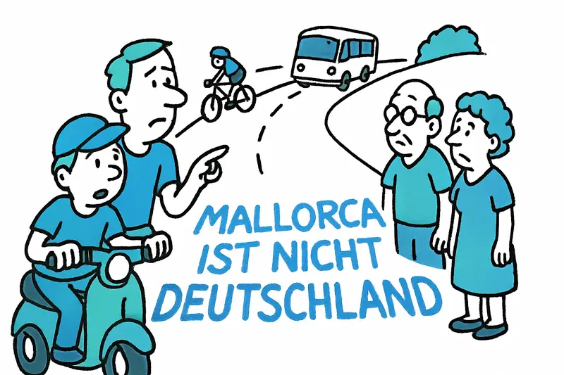 Grafiti en la Ma-10: 'Mallorca no es Alemania' – ¿Qué hay detrás y qué hacer?
