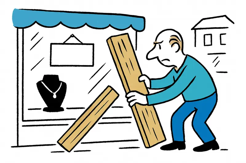 Madera ante los escaparates: por qué los comerciantes de Palma están en estado de alarma