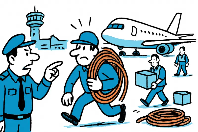 Copper theft at the airport: What the theft from Terminal D reveals about security gaps
