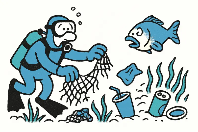 Müll auf dem Meeresboden bei Playa de Palma – Alarm unter der Wasseroberfläche