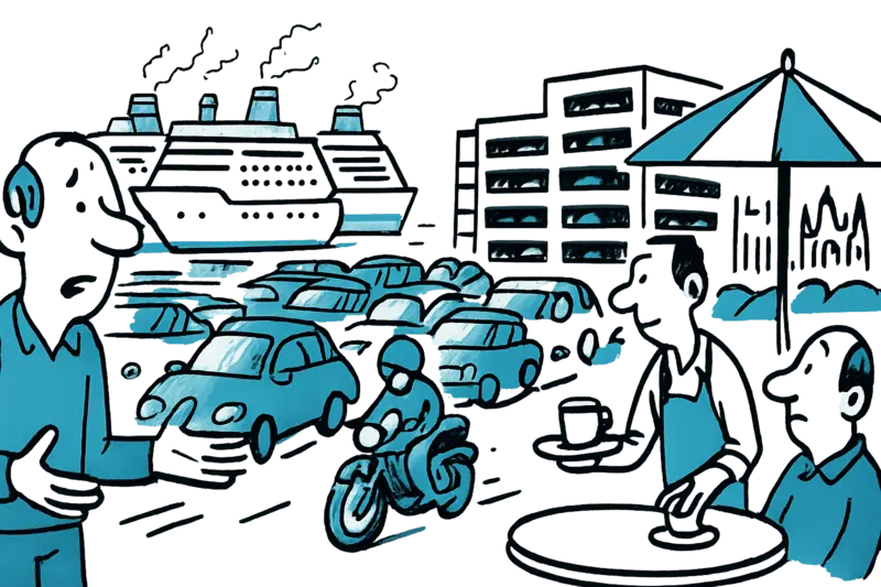 Palma at the Limit: Four Cruise Ships, Full Parking Garages — Where to Put the City?
