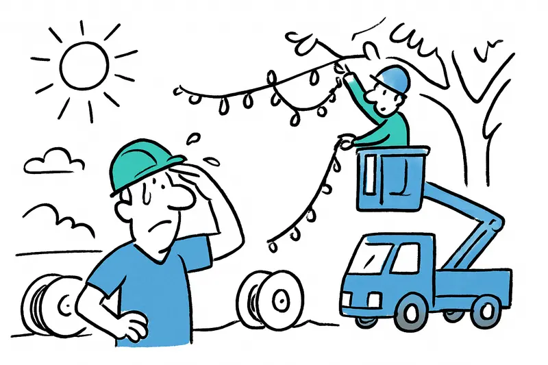Palma already hangs the lights in July – why the early Christmas village raises questions