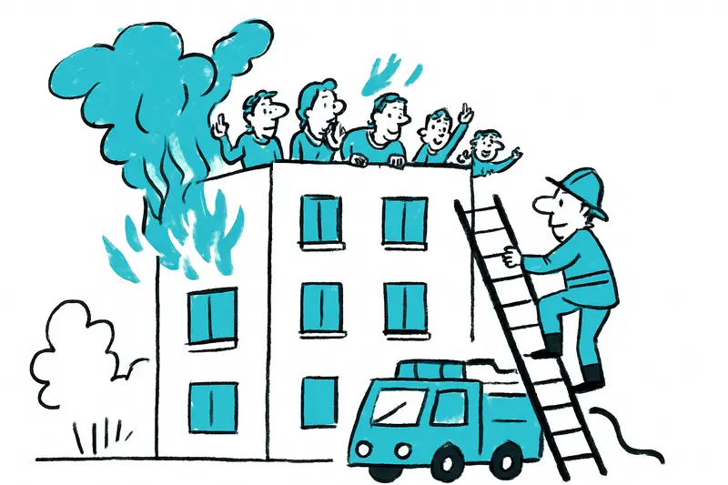 En la Playa de Palma: incendio en vivienda – seis personas rescatadas en la azotea, ¿qué falta en la prevención?