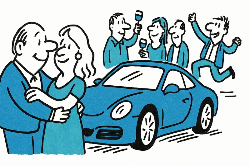Mallorca como escenario de fiesta: la pareja Porsche celebra en privado con amigos y empresarios