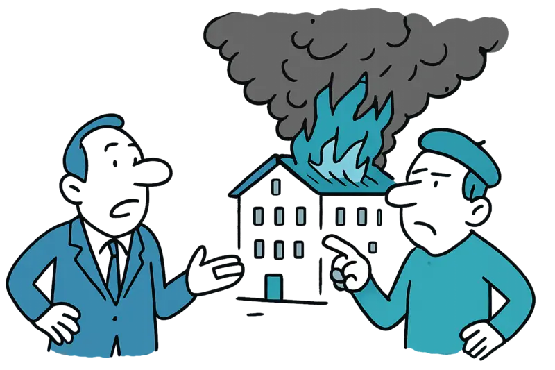 Humo sobre la UIB: ¿Quién asume la responsabilidad por el incendio en el tejado?