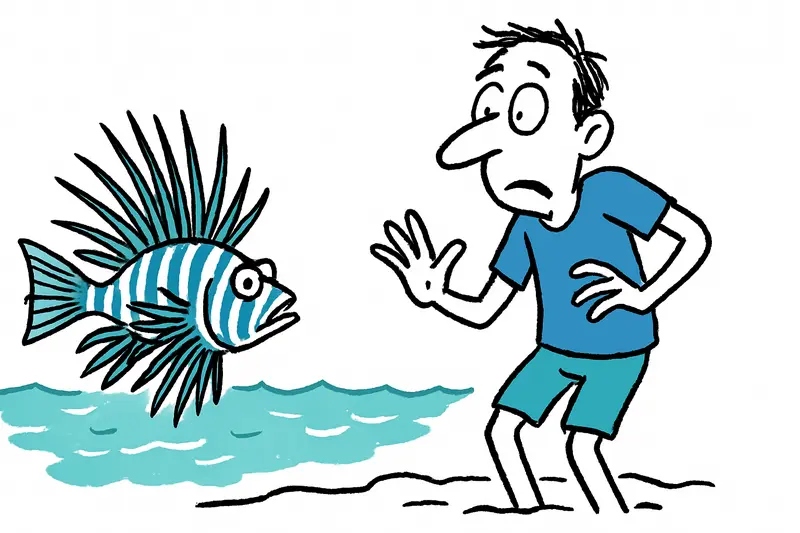 Wenn das Meer zu warm wird: Warum der giftige Rotfeuerfisch vor Mallorca zur echten Gefahr werden kann