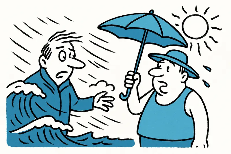 Primero tormenta y olas de varios metros, luego 34 °C: cómo cambia el tiempo en Mallorca
