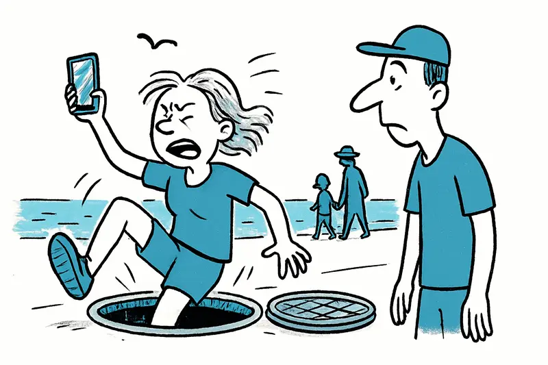 Unpleasant Fall by the Sea: When Will Palma Inspect Its Manhole Covers?