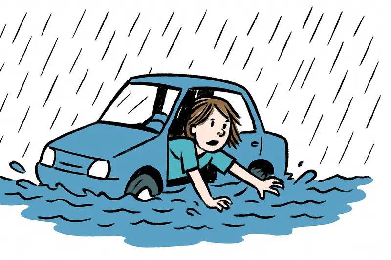 Paso subterráneo Verge de Lluc: joven de 19 años sale de coche inundado – una señal de alarma para Palma