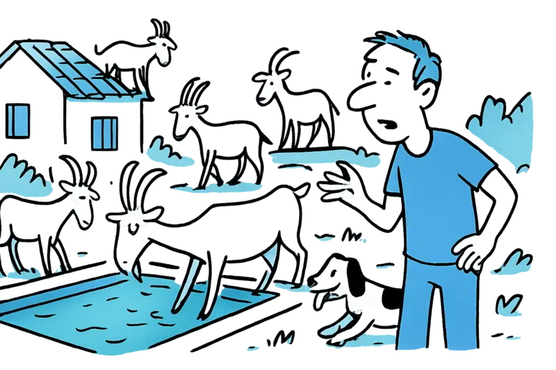 Cuando vienen las cabras: la finca en Es Capdellà no se protege lo suficiente
