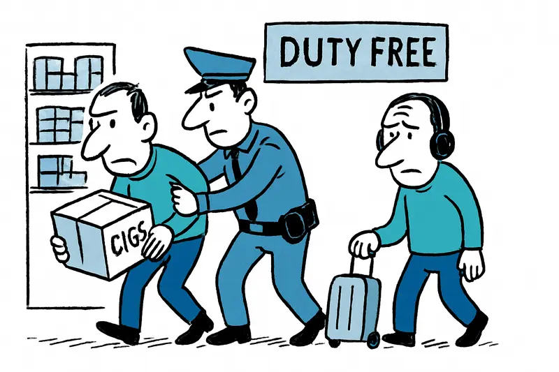 Contrabando en la zona de seguridad: cómo una banda aprovechó la zona duty-free del aeropuerto