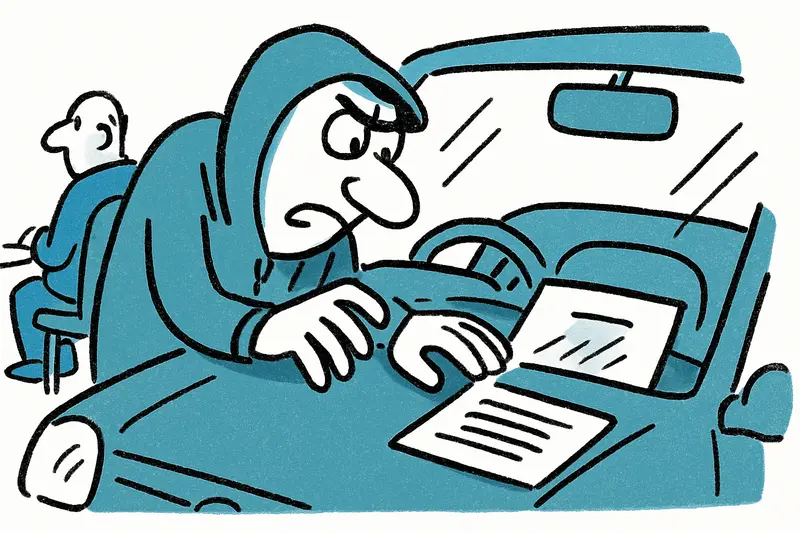 Zu viele Autoaufbrüche in Palma: Zettel auf dem Armaturenbrett als verzweifelter Schutz