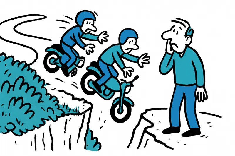 Dos motociclistas caen 20 metros en Cala Tuent — Qué está fallando realmente
